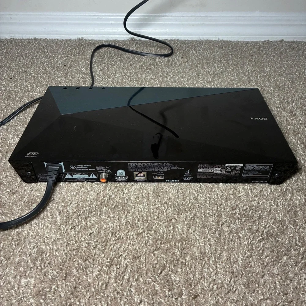 Sony BDP-S5100 Blu-Ray 3D DVD Disc Player WiFi HDMI Smart Home w/ Remote Tested